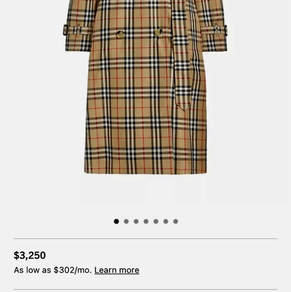 Burberry trench coat jacket for women - Picture 8 of 8
